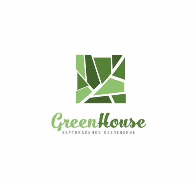 Логотип компании, занимающейся вертикальным озеленением интерьеров