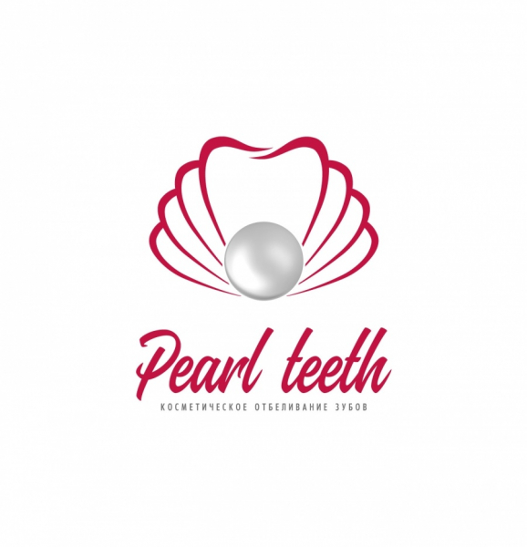 Логотип Pearl teeth: Косметическое отбеливание зубов в Югорске