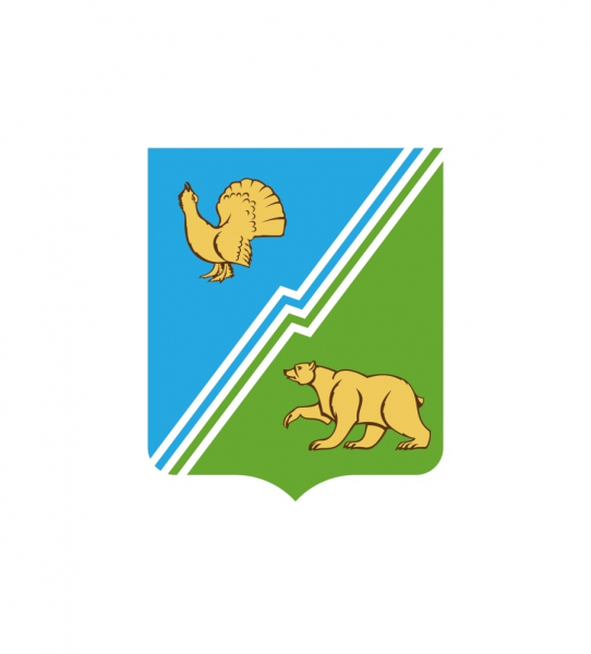 Новый герб Югорска. Стилизация официальной символики города.