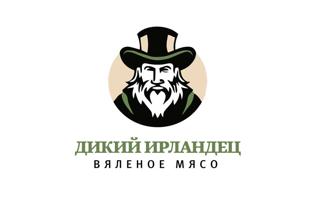 Логотип для товарного бренда “Дикий ирландец”