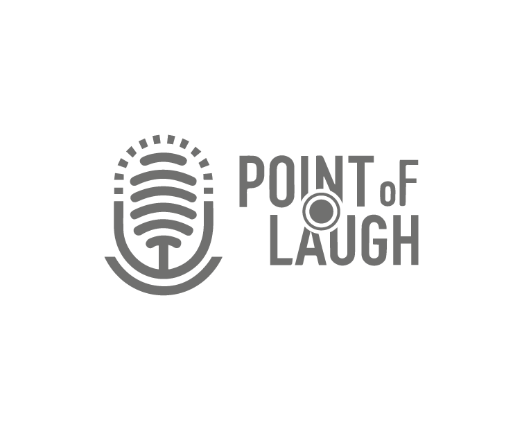 Логотип Point of Laugh для Stand-Up шоу